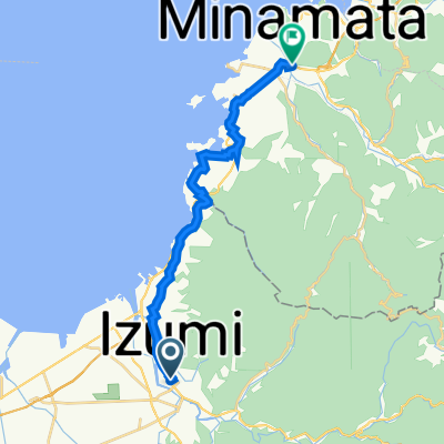 7-1, Showamachi, Izumi to 2-89, Jinnai 1-Chōme, Minamata