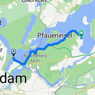 Nördliche Vorstädte, Potsdam nach Tiefhornweg, Berlin