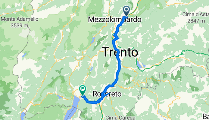 64.2 km til Nago