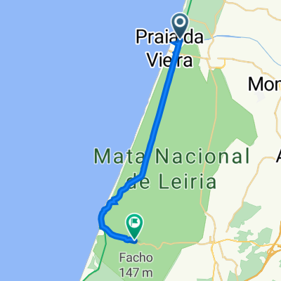 Estrada Atlântica, Vieira de Leiria to N 242, Marinha Grande