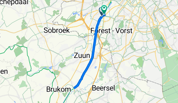 Quai d'Aa, Anderlecht à Digue du Canal 115, Anderlecht