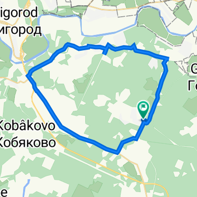 Снт Горицвет Территория, 2, Одинцовский район до Снт Горицвет Территория, 1, Одинцовский район