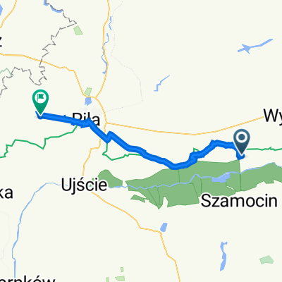Kościuszki 9, Białośliwie do Sportowa 2B, Szydłowo