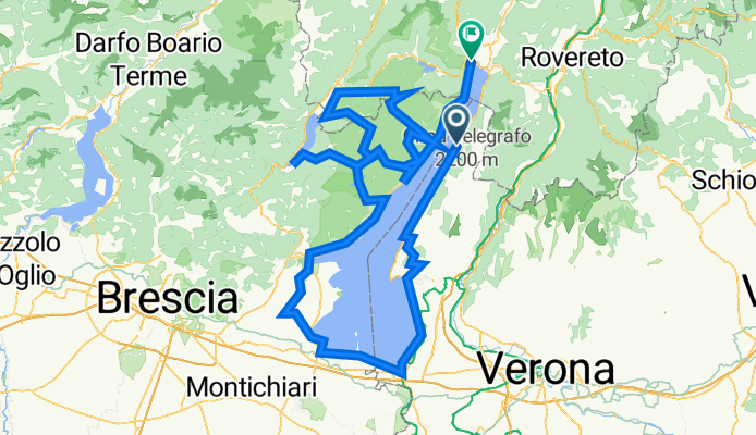 Via Gardesana 258, Malcesine nach Piazza III Novembre 2, Riva del Garda