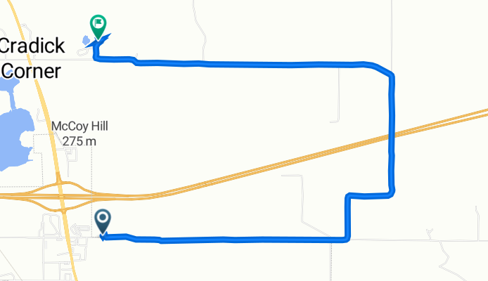 East County Road 900 South 2801, Cloverdale to East County Road 800 South 2789, Cloverdale
