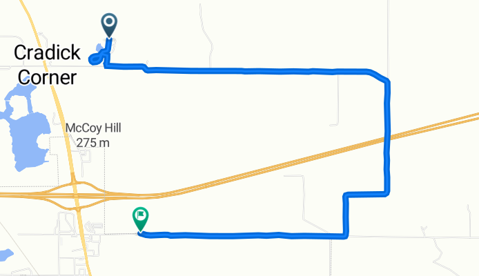 East County Road 800 South 2539, Cloverdale to East County Road 900 South 2999-2973, Cloverdale