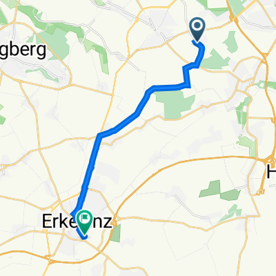 Voosener Straße 34, Mönchengladbach nach Kölner Straße 65, Erkelenz