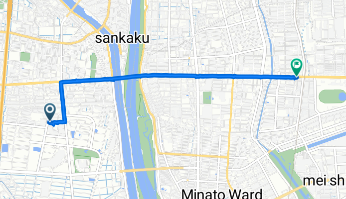 De 1-chōme, Nagoya a 5-chōme, Nagoya