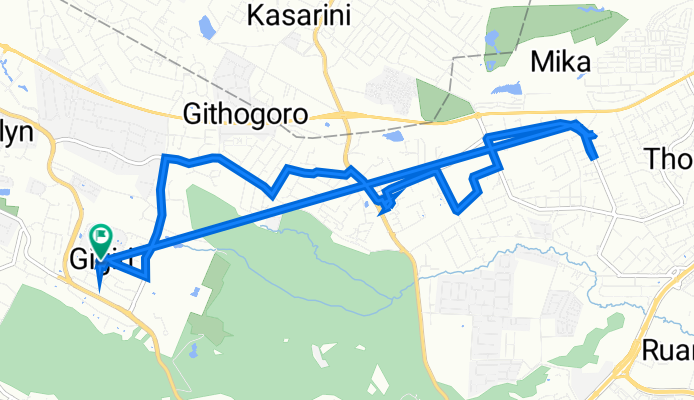 Unnamed Road, Nairobi to QR94+2WF, Nairobi