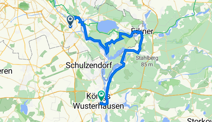 Adlergestell 255, Berlin nach Storkower Straße 3, Königs Wusterhausen