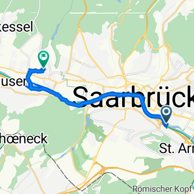 A620, Saarbrücken nach Altenkesseler Straße 17/B1, Saarbrücken