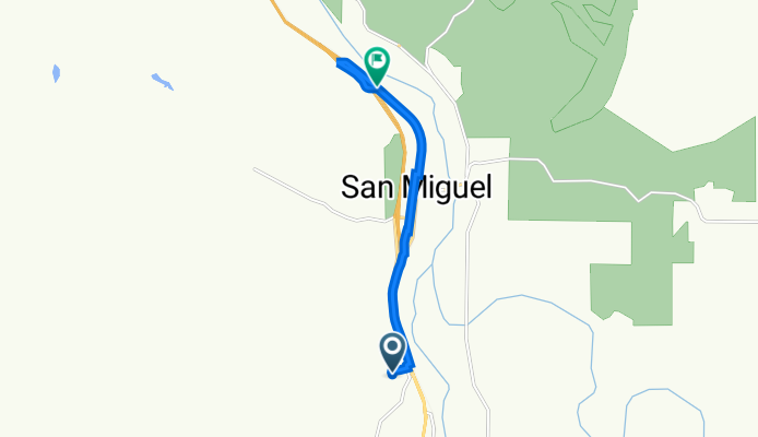 San Miguel Bike Route
