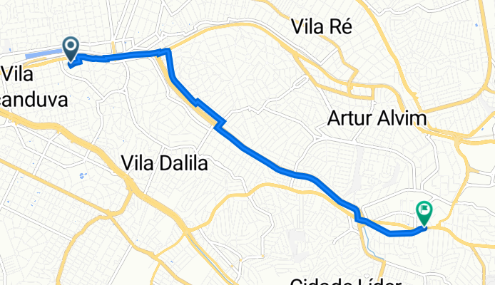 Rua Coronel Pedro Dias de Campos, 877, São Paulo a Avenida Itaquera, São Paulo