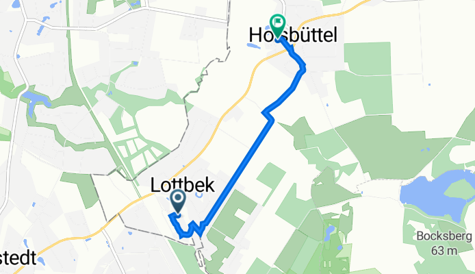 Langenkoppel 6, Ammersbek nach Am Gutshof 3, Ammersbek