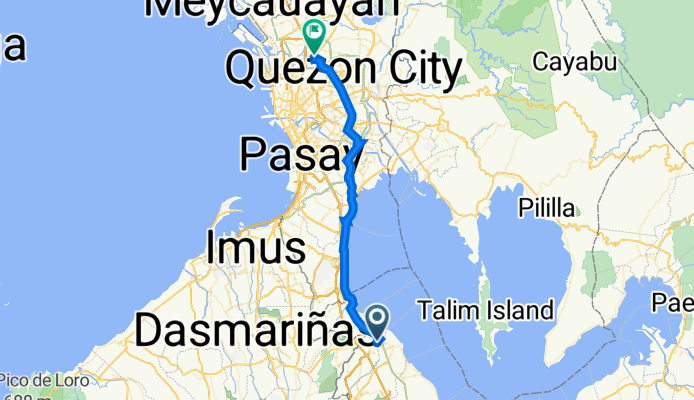 Biñan to Quezon City
