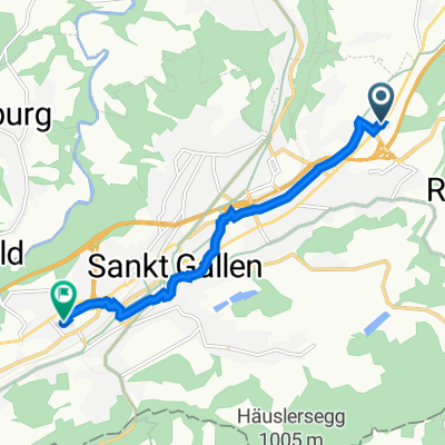 Rorschacher Strasse 284, St. Gallen nach Schulstrasse 6, St. Gallen