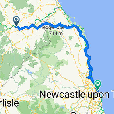Sunday - Melrose to Tynemouth