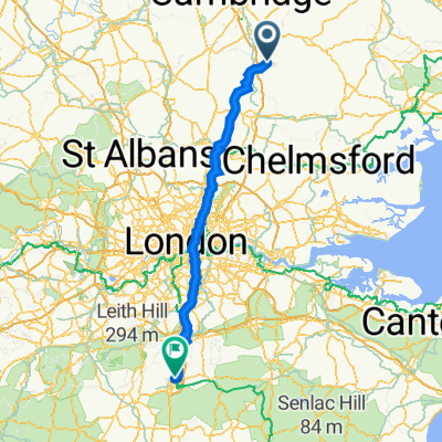 Thursday - Saffron Walden to Manor Royal Crawley