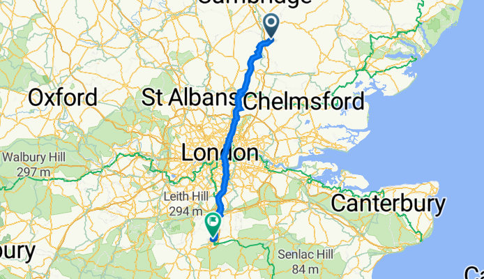 Thursday - Saffron Walden to Manor Royal Crawley