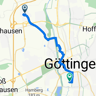 Im Alten Dorfe 11, Göttingen nach Windausweg 16, Göttingen