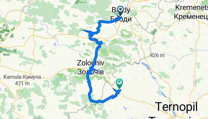 Броди - Золочів - Зборів