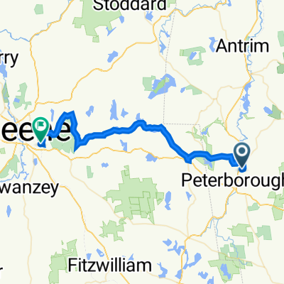 458 Old Street Rd, Peterborough to 29 Cranberry Rd, Keene