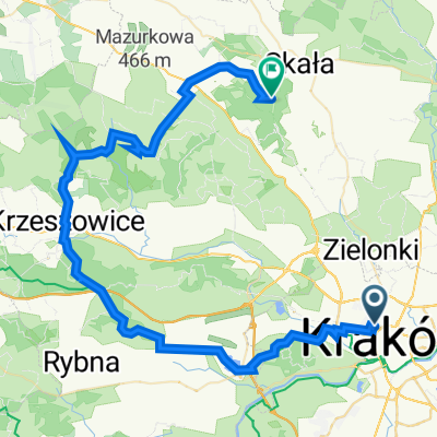 Edmunda Biernackiego 8, Kraków do Ojców 7, Skała