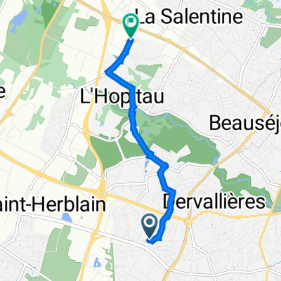 4 Rue de la Garde, Saint-Herblain à 27–33 Boulevard Marcél Paul, Saint-Herblain