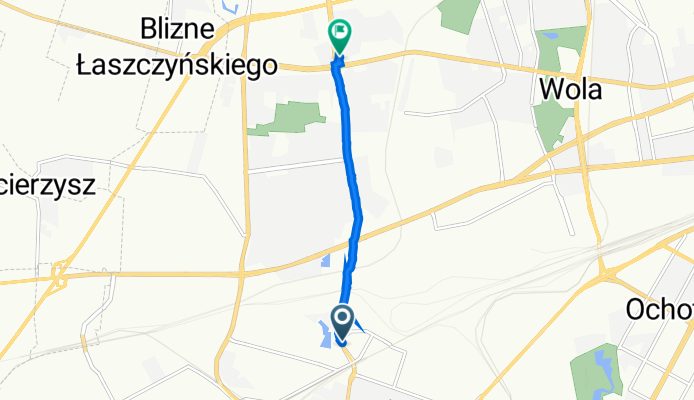 Globusowa 26, Warszawa do Powstańców Śląskich 72, Warszawa