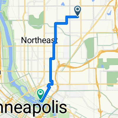 2701–2799 34th Ave NE, St. Anthony to 501 SE Main St, Minneapolis