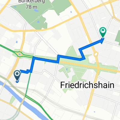 Krautstraße 34, Berlin nach Thaerstraße 26, Berlin