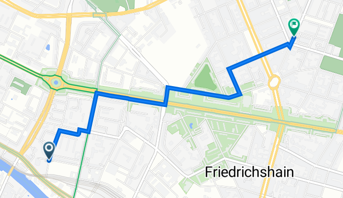 Krautstraße 34, Berlin nach Thaerstraße 26, Berlin