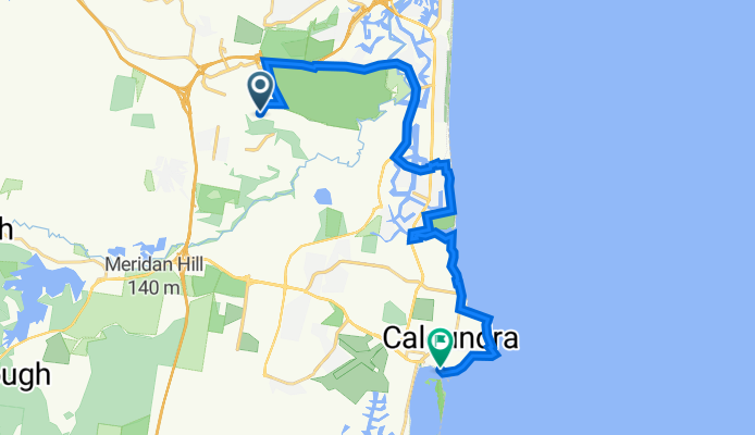 2 Crawford St, Sippy Downs to 25–57 The Esplanade Bulcock Beach, Caloundra