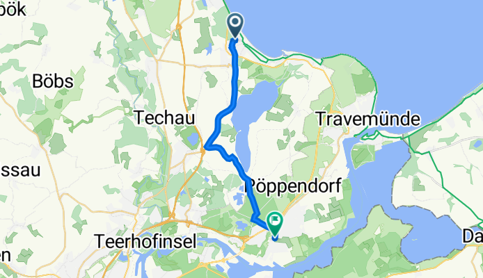 Wohldstraße 24, Timmendorfer Strand nach Kücknitzer Hauptstraße 24, Lübeck