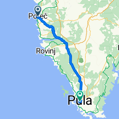 Sykkel 2023 porec to pula auto