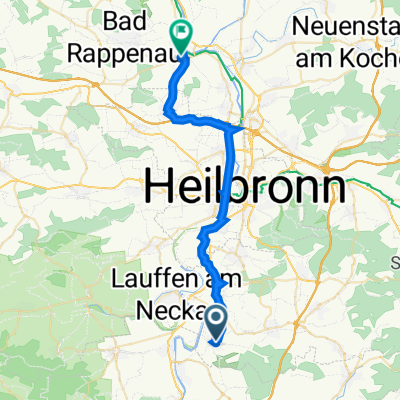 Hauptstraße 30, Neckarwestheim nach Zeppelinstraße 16, Bad Wimpfen