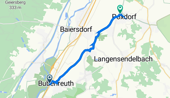 Bruckwiesen 12, Bubenreuth nach FO7 9, Poxdorf