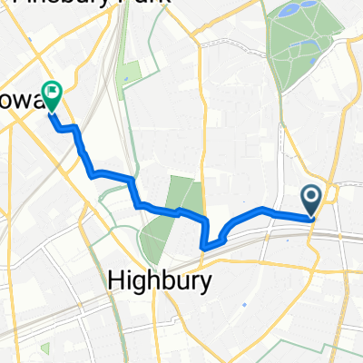 6–16 Beresford Road, London to Annette Road, London