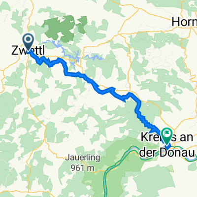 Zwettl nach Krems