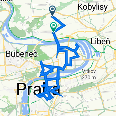 Nad Vavrouškou 698/14, Praha 8 to Troja, Praha 7