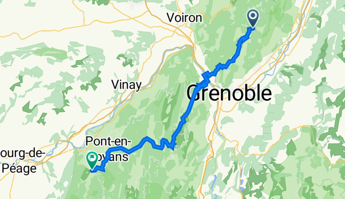 St Pierre en Chartreuse - St Jean en Royans etape 3