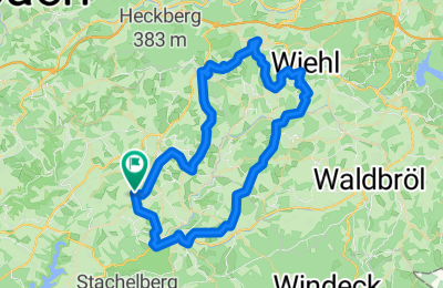 Route in der Bikemap App öffnen