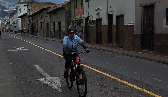 Photo 2 of the Bikemap route "De Avenida Rodrigo de Chávez 1399, Quito a Gonzalo Díaz de Pineda 186, Quito"