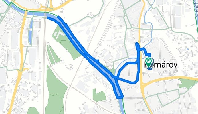 Hodonínská 634/21, Brno to Hodonínská 634/21, Brno