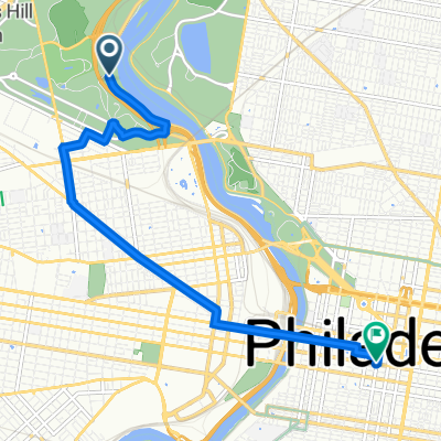 Martin Luther King Dr, Philadelphia to 80 S 17th St, Philadelphia