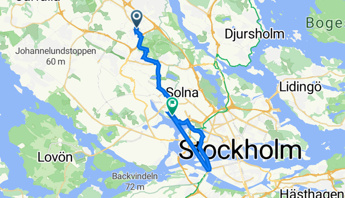 Hanstavägen 37 to Jungfrudansen 17 B