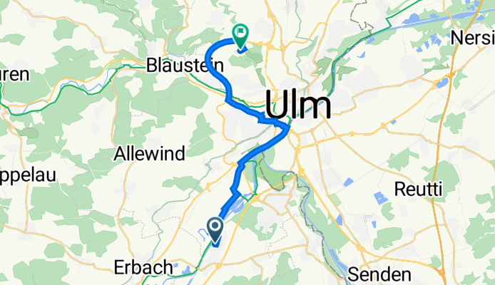 Bertholdstraße 38/3, Ulm do Helmholtzstraße 16, Ulm