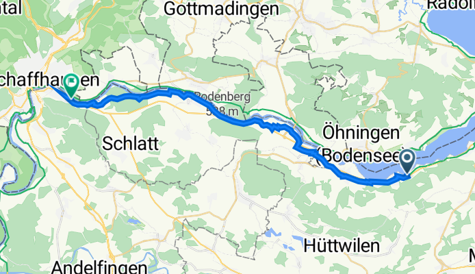 6 Mamern  Langwiesen Schaffhausen