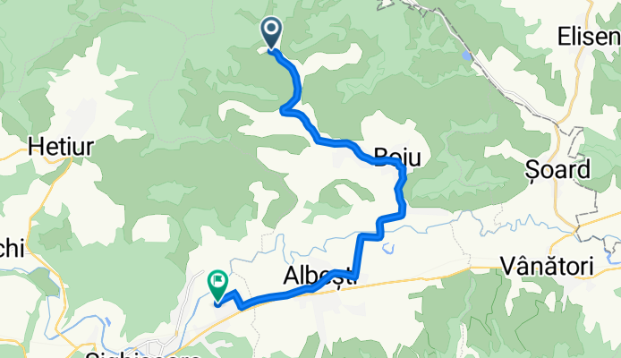 Albesti to Strada Rozelor, nr. 17–21, Albesti