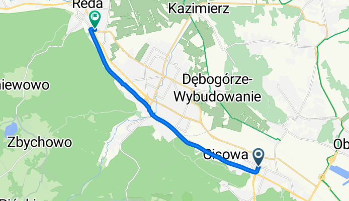 Południowa 3, Gdynia do Gdańska 61, Reda